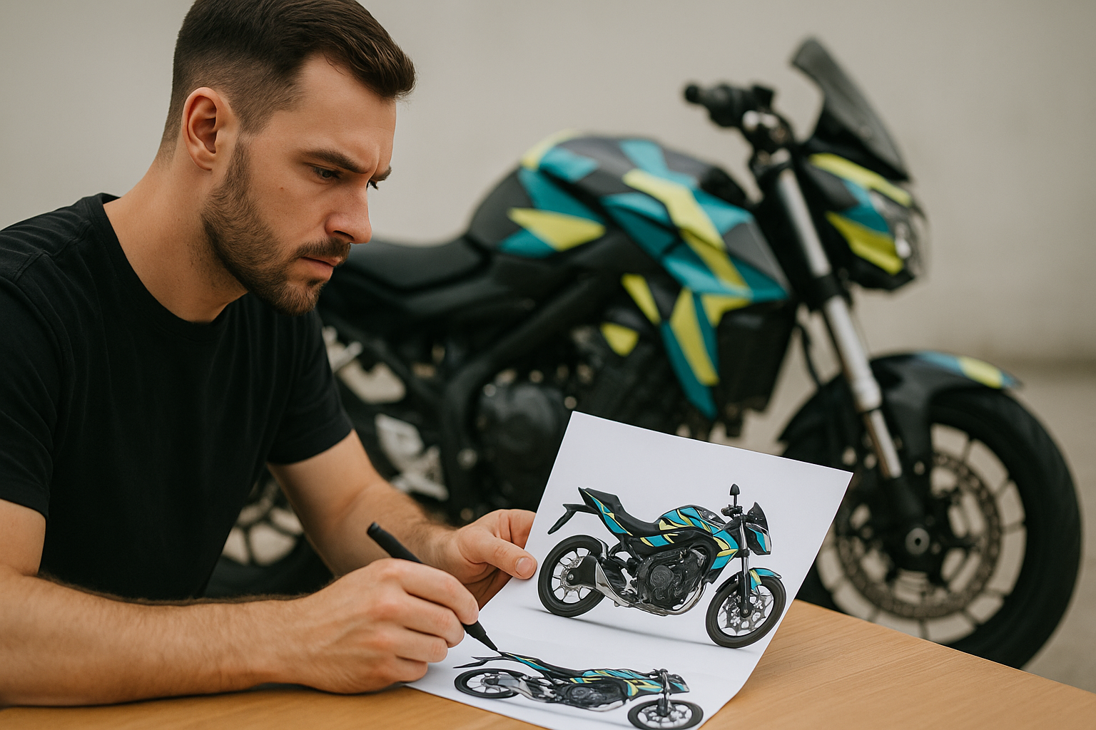 Découvrez comment réussir votre simulation de covering moto pour un design unique