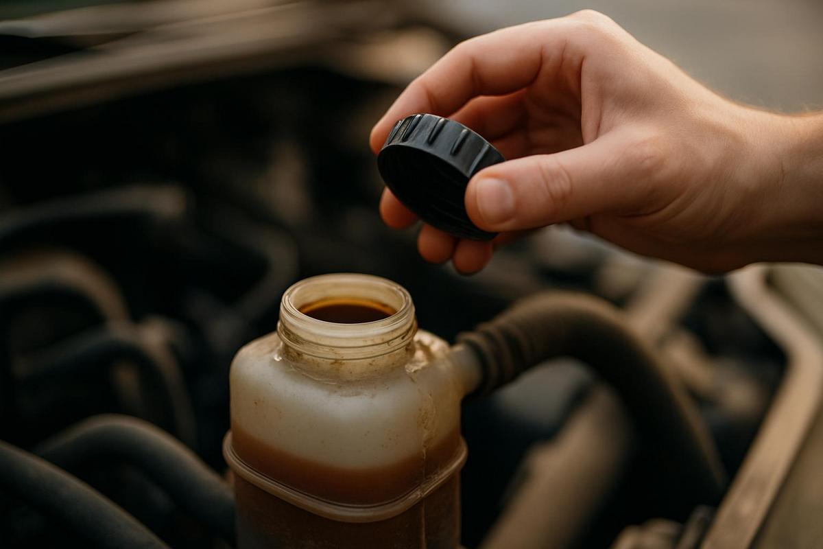Peut-on vraiment rouler en sécurité avec un liquide de refroidissement marron ?
