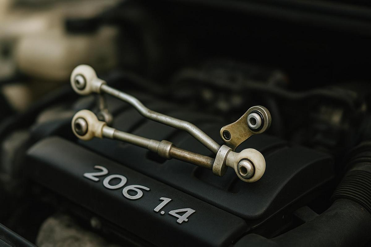 Tout savoir sur la tringlerie de la boîte de vitesse de votre 206 1.4 essence