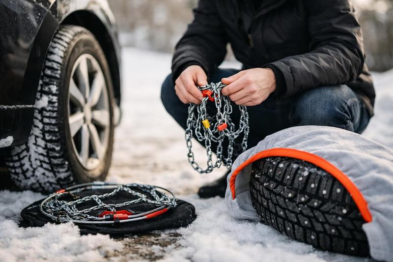 Pneus neige, chaînes ou chaussettes : comment choisir le bon équipement ?