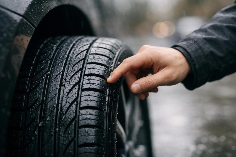 Savoir si un pneu est bon pour la pluie : les critères essentiels