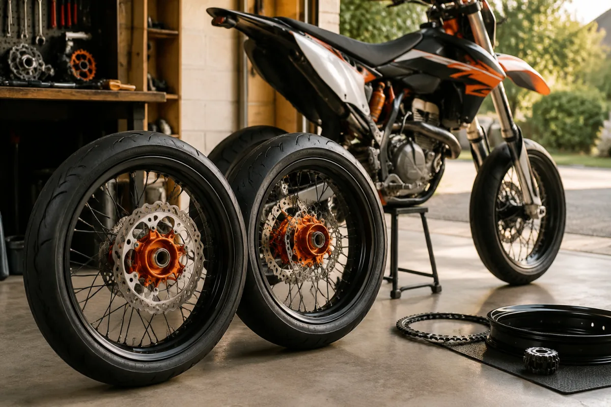 Jante 17 pouces supermotard : tout savoir avant de choisir